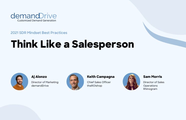 think like a salesperson