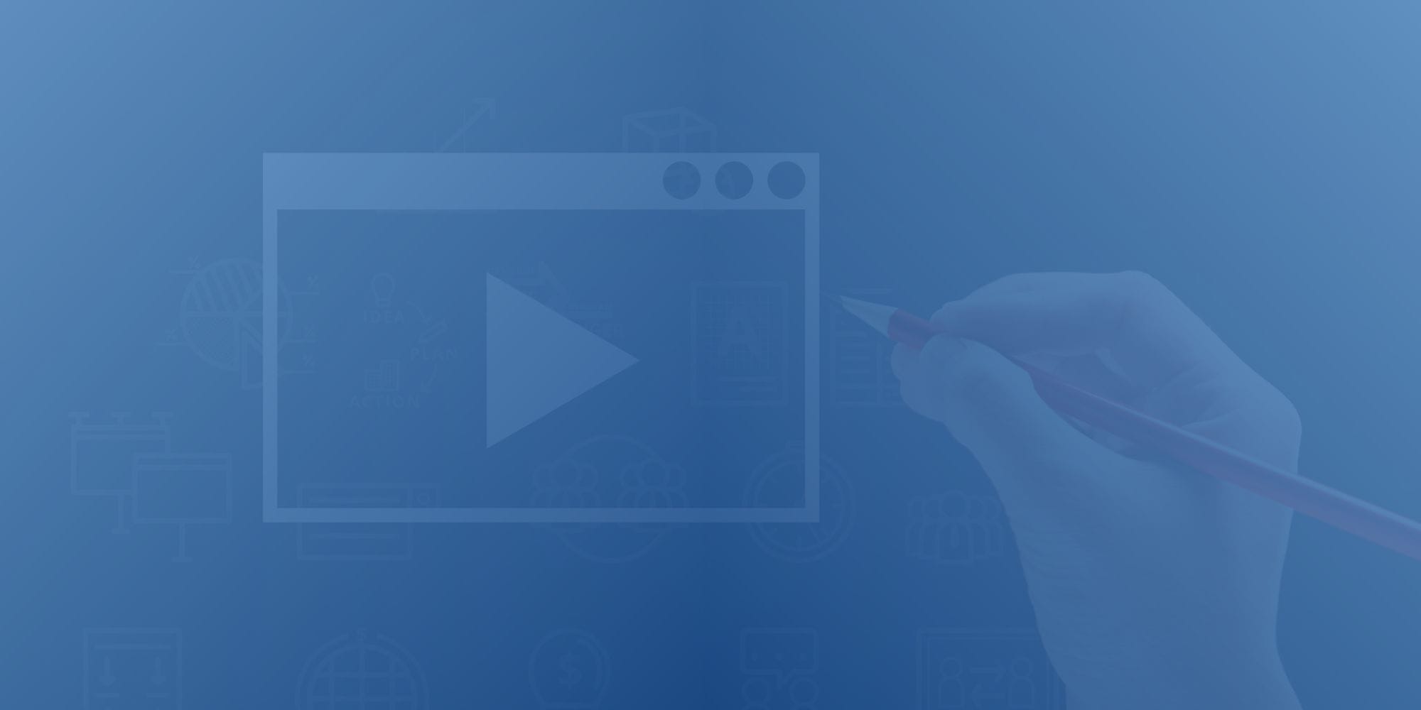 video marketing blog background